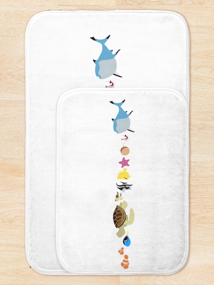 "Finding Nemo Character Illustration " Bath Mat for Sale by GracieMarx