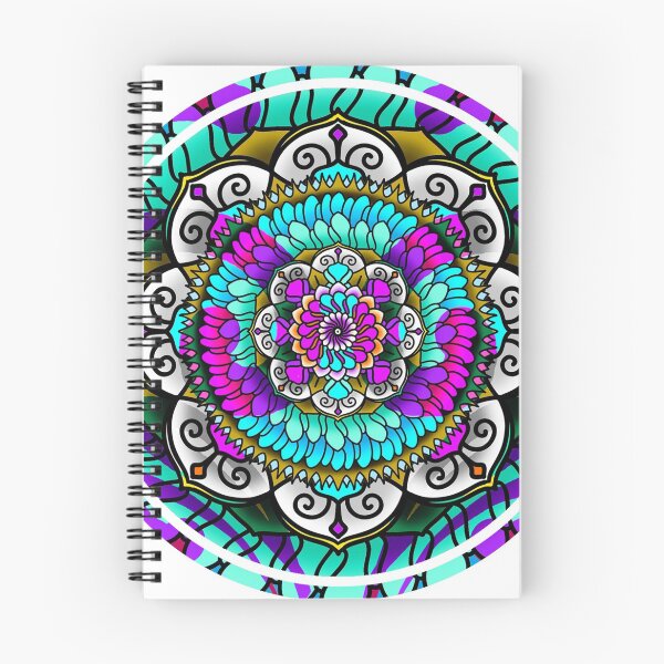 Item preview, Teal Green and Gold, Sared Mandala designed and sold by ColorTime.
