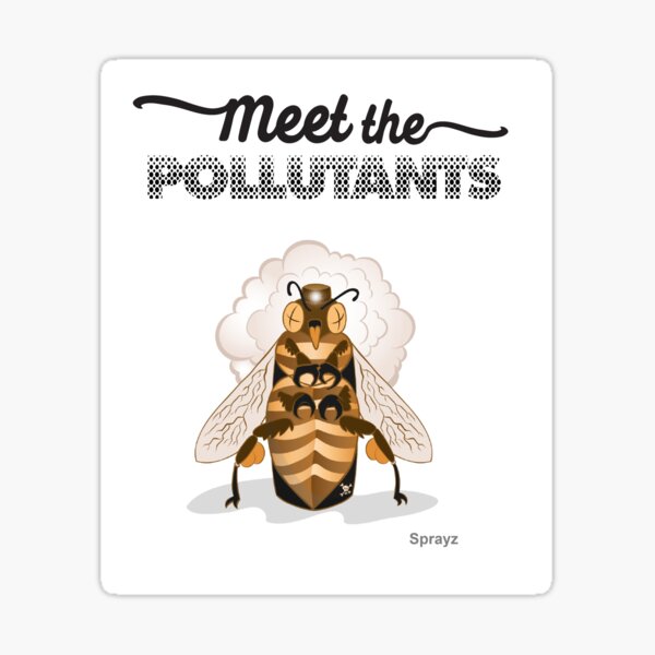 Meet the Pollutants: Pesticides Sticker