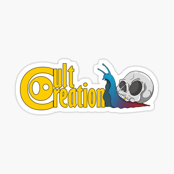 Cult Creation logo square Sticker
