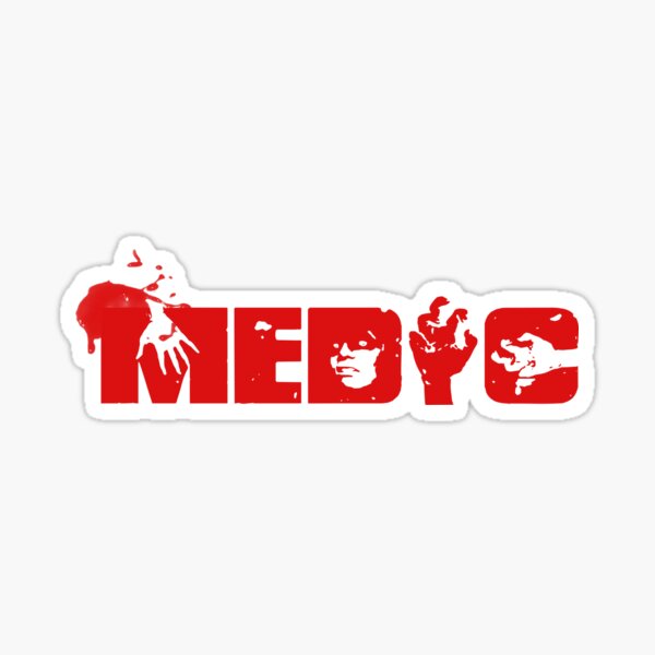 Zombie Medic Logo Sticker