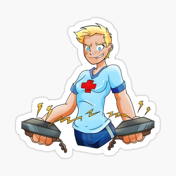 MED ZAP ZAP Sticker