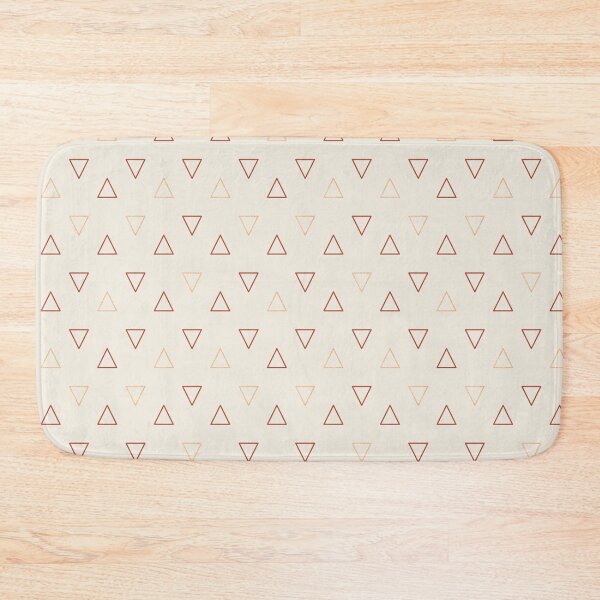 Item preview, Rust and Gold Triangles designed and sold by Creativedusk.