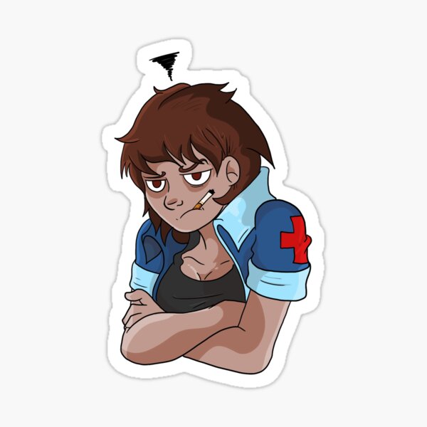 JD MEDIC annoyed Sticker