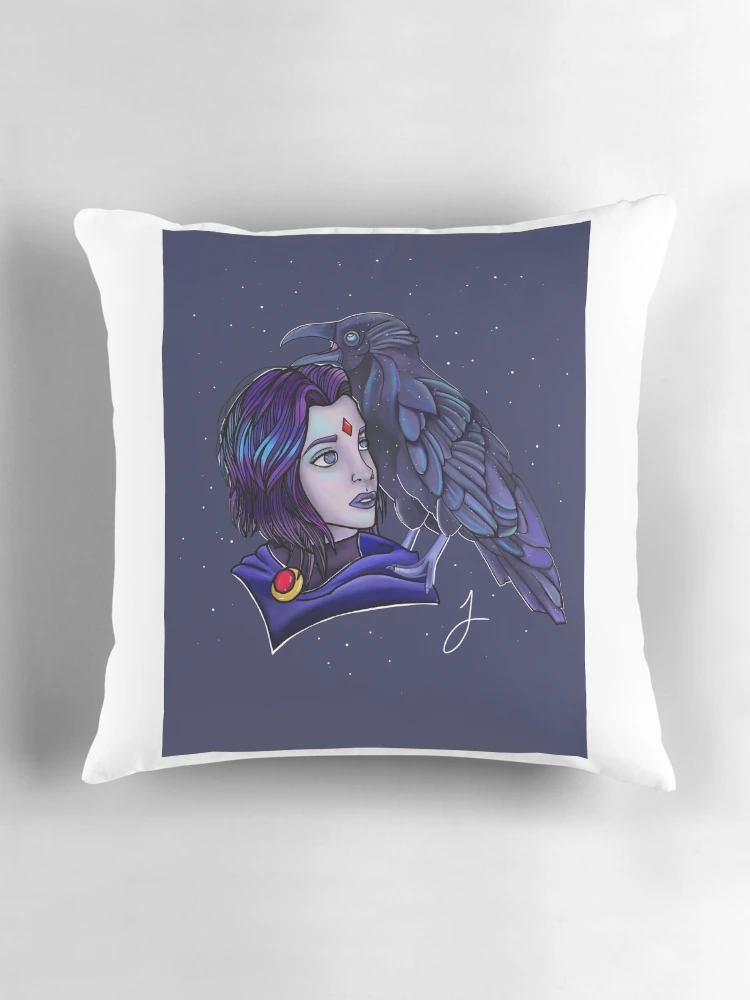Thumbnail 3 of 4, Pillow, Raven designed and sold by Raedono.