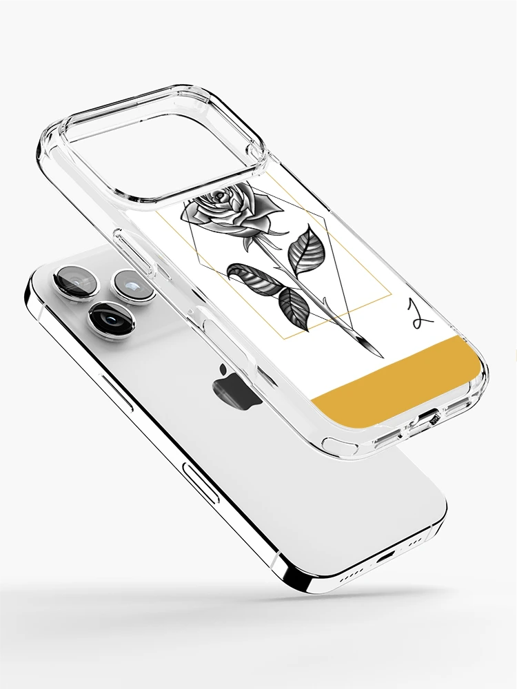 Aperçu 2 sur 5. Coque iPhone avec l'œuvre Rose créée et vendue par Raedono.