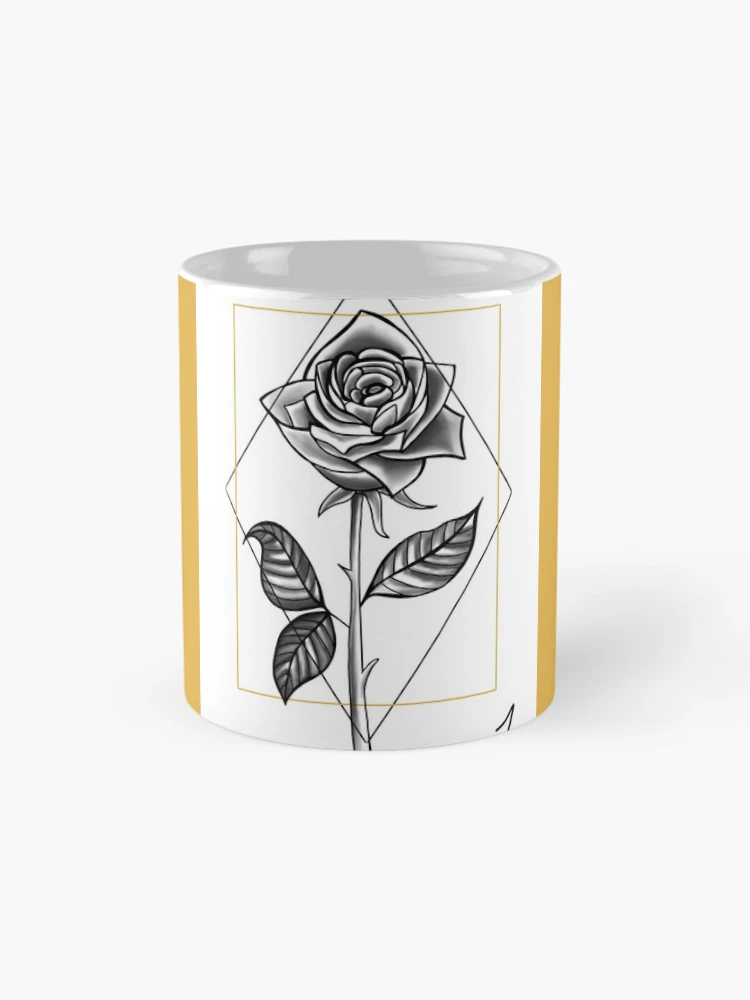 Thumbnail 4 of 6, Coffee Mug, Rose designed and sold by Raedono.
