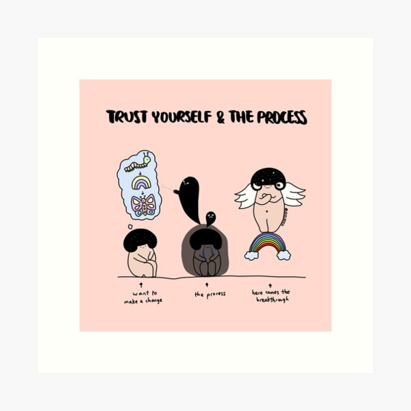 Item preview, Trust Yourself & the Process designed and sold by soolooka.