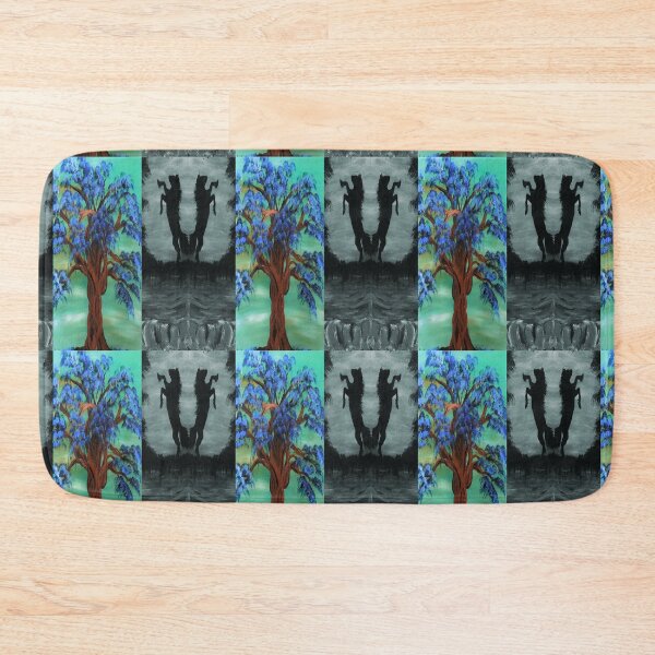 Item preview, Shadow horse and blue tree designed and sold by Deanne-Bossell.