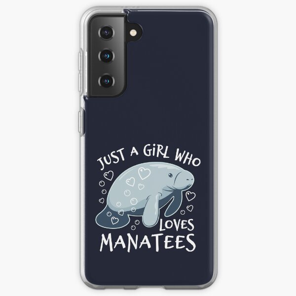 Just A Girl Who Loves Manatees - Cute Manatee Samsung Galaxy Soft Case