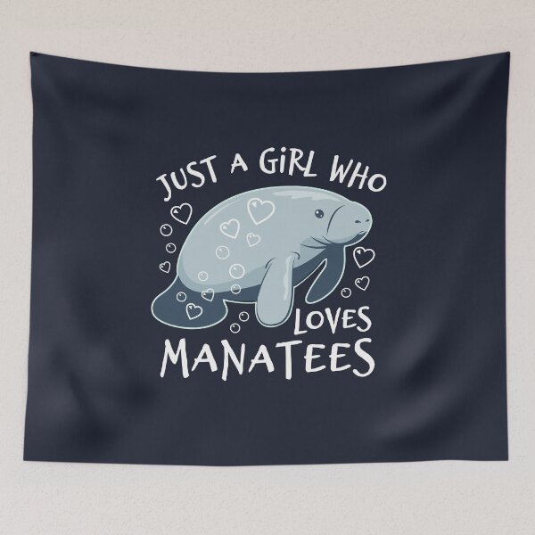 Item preview, Just A Girl Who Loves Manatees - Cute Manatee designed and sold by Bangtees.