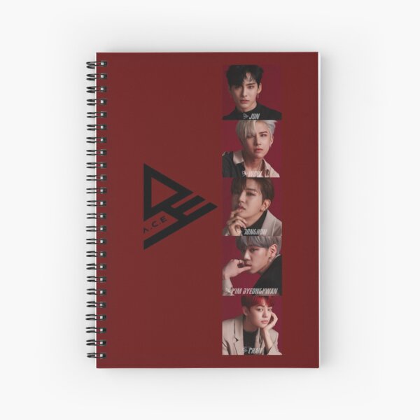 Vista previa del artículo con la obra «Collage de miembros de A.C.E», diseñado y vendido por PaperMoonKPOP.