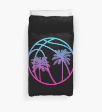Miami Vice Basketball - Black alternate Duvet Cover