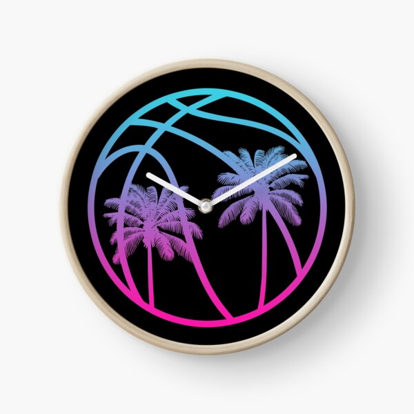 Miami Vice Basketball - Black alternate Clock