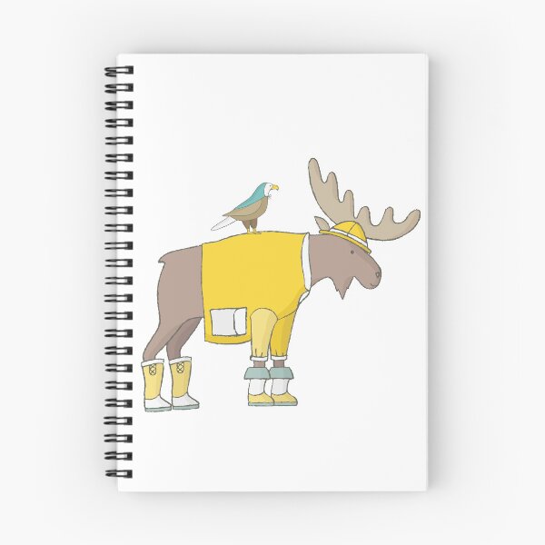 Item preview, We've been looking for you, moose and bird designed and sold by FinnBear.