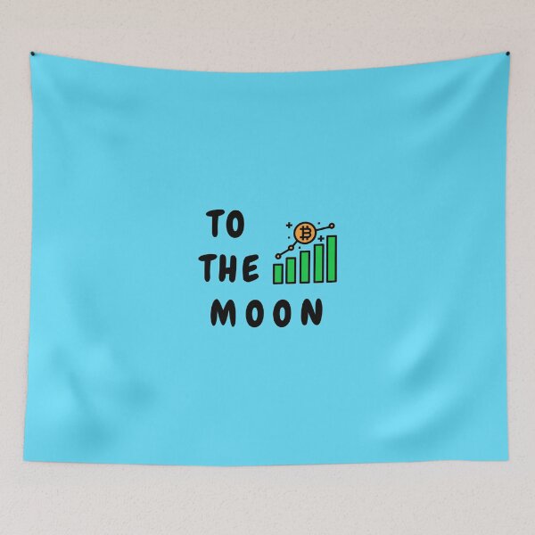 Item preview, Bitcoin to the moon! designed and sold by NE0T0KY0.