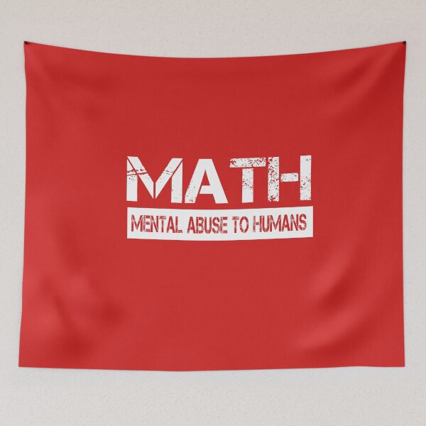 Item preview, Math Mental Abuse To Humans Gift for Teachers Students designed and sold by Hananiah Merch.