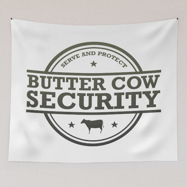 Item preview, Butter Cow Security designed and sold by SaintPub.