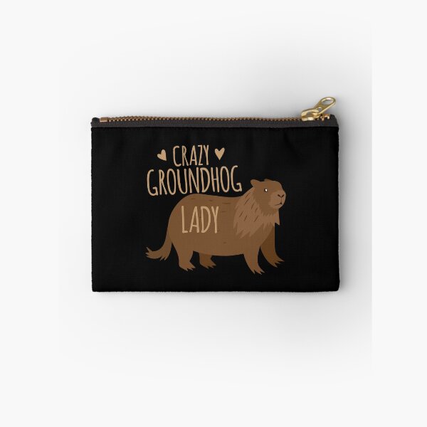 Item preview, New Crazy groundhog lady  designed and sold by jazzydevil.