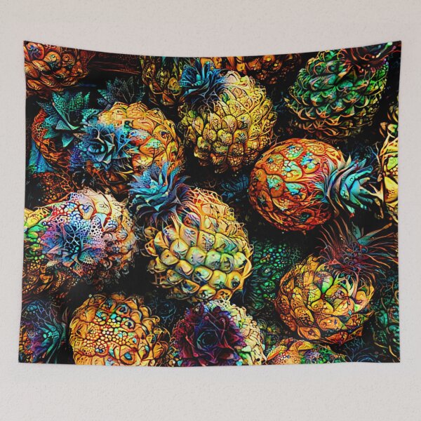 Item preview, Alien Apples - A Pineapple Portrait designed and sold by Alyxandre.