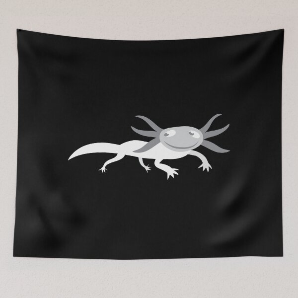 Item preview, White axolotyl axolotl designed and sold by jazzydevil.