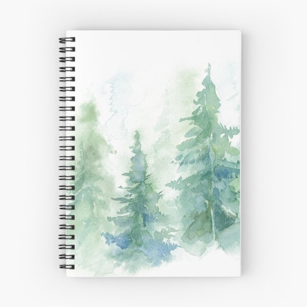 Item preview, Watercolor Trees Happy Holidays designed and sold by FinnBear.