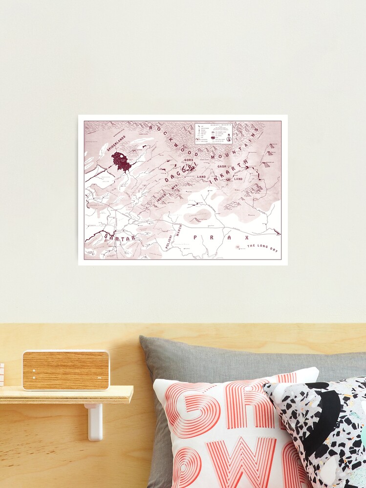Thumbnail 1 of 3, Photographic Print, Dagori Inkarth Map designed and sold by Chaosium.