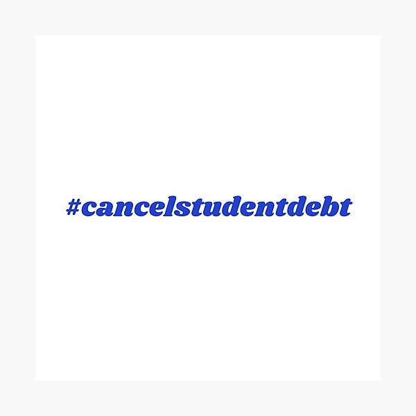 Item preview, #cancelstudentdebt designed and sold by causticjackass.