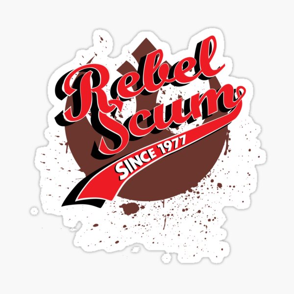Vista previa del artículo con la obra «Logotipo de estilo vintage de Rebel Scum», diseñado y vendido por onehotturkey.