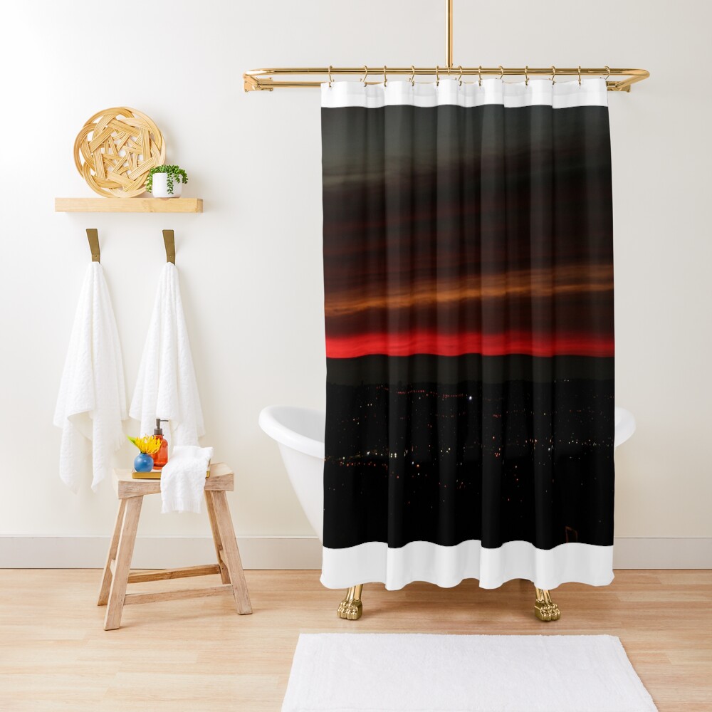 "Sunset from Windy Point, Adelaide, South Australia" Shower Curtain by FranWest Redbubble