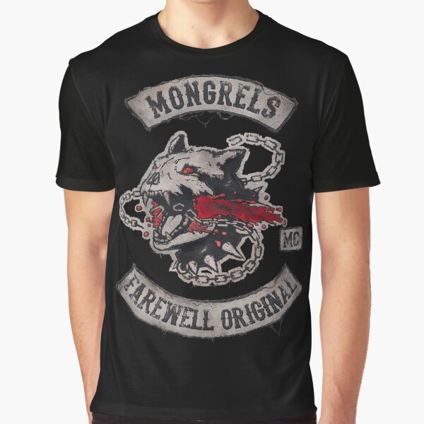 Vista previa del artículo con la obra « Mongrels Farewell Original MC Days Gone», diseñado y vendido por PIRULITIS.