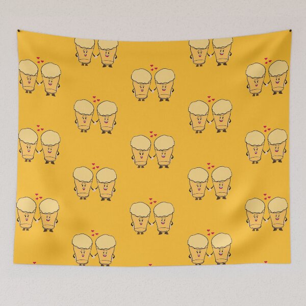 Item preview, Smiling beer mugs. designed and sold by TheaDesign.