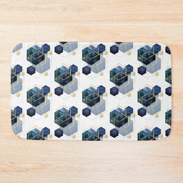 Item preview, Navy Gold Geometric designed and sold by UrbanEpiphany.