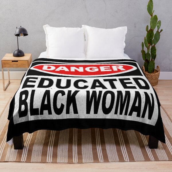 Item preview, Danger Educated Black Woman designed and sold by SaintPub.