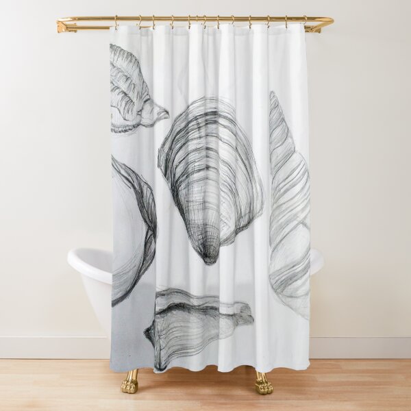 Sea Shells 4 by Margo Humphries Shower Curtain