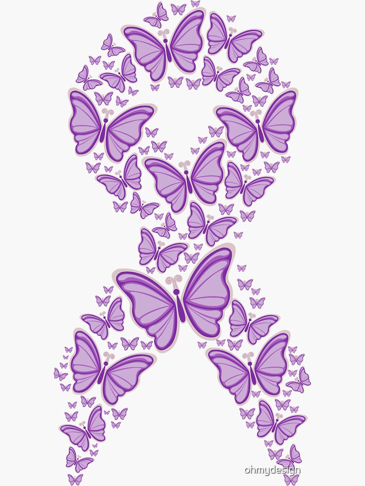Purple Awareness Ribbon by ohmydesign