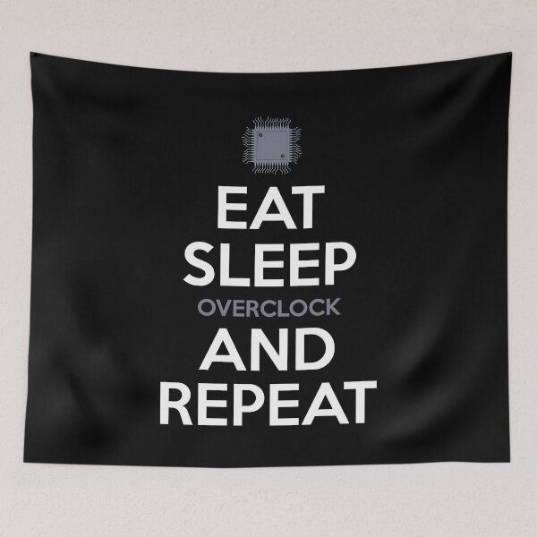 Item preview,  Eat Sleep Overclock Repeat designed and sold by SaintPub.