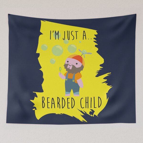 Item preview, I'm just a bearded Child designed and sold by Raffael-Luca Fiedler.