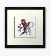 Super Cowboy Framed Print