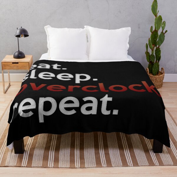 Item preview, Eat Sleep Overclock Repeat designed and sold by SaintPub.