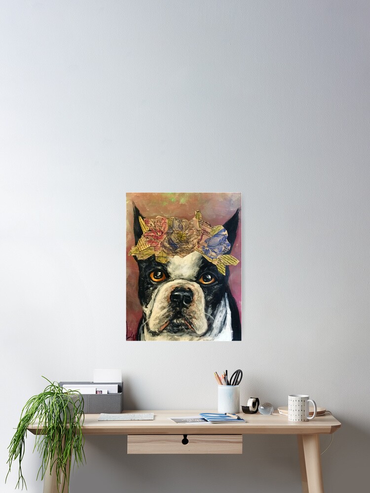 Thumbnail 2 of 3, Poster, Frenchie designed and sold by YaebaArts.