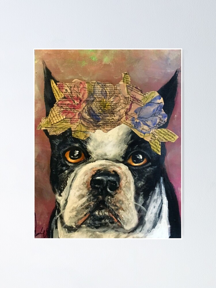 Thumbnail 1 of 3, Poster, Frenchie designed and sold by YaebaArts.