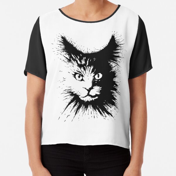 Inkcat 4 Chiffon Top