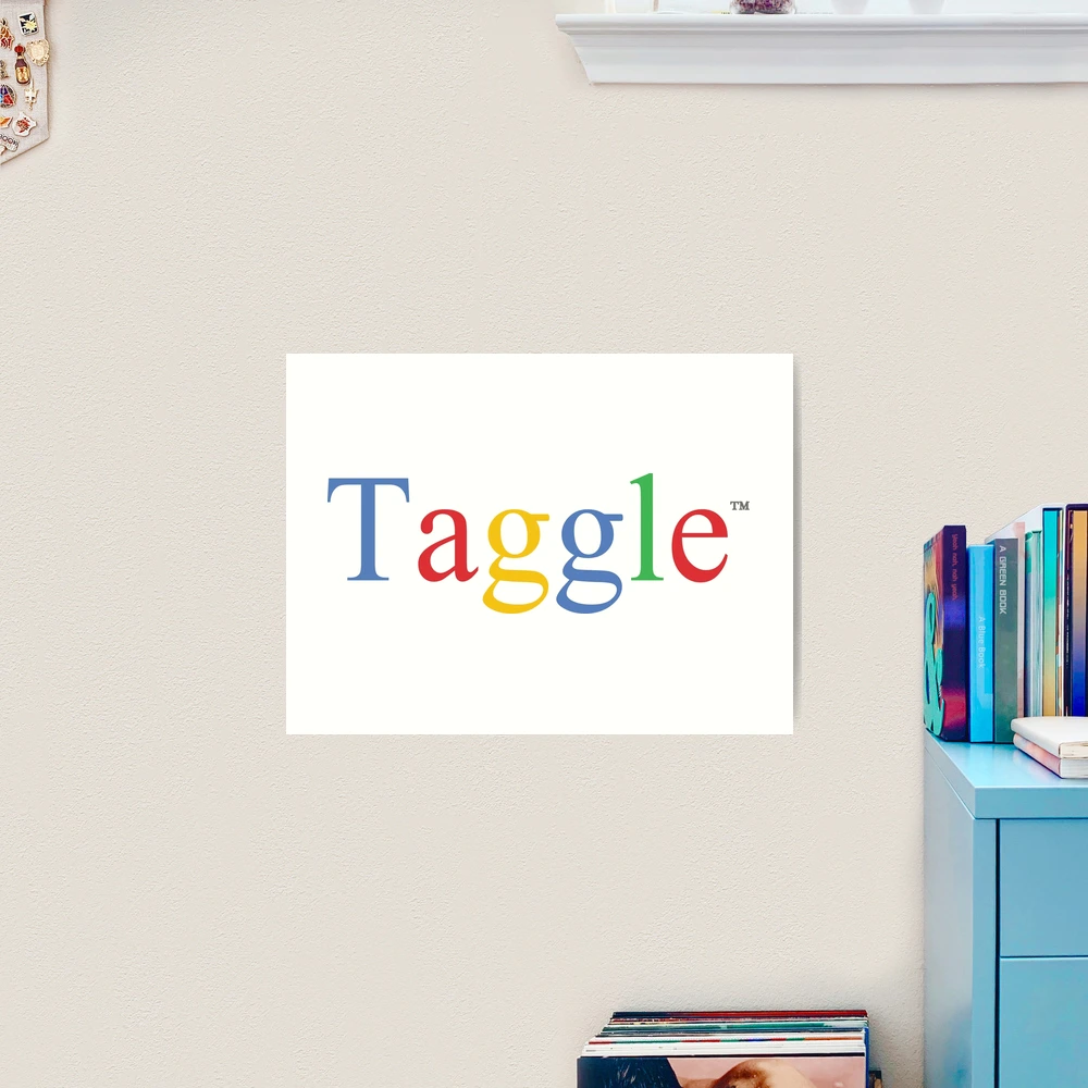 Impression artistique avec l'œuvre « Taggle - google » de l ...
