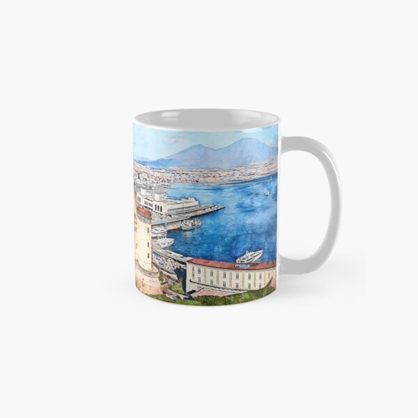 Vista previa del artículo con la obra «Vesuvio, panorama desde Nápoles», diseñado y vendido por AM FineArtPrints.