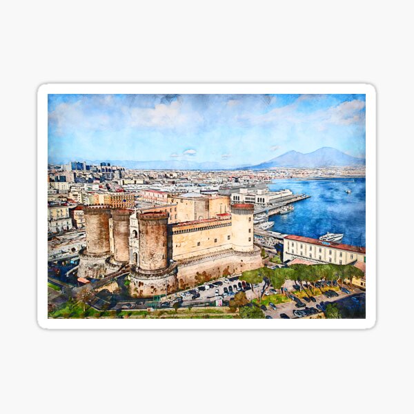 Item preview, Vesuvio, panorama from Naples designed and sold by AM FineArtPrints.