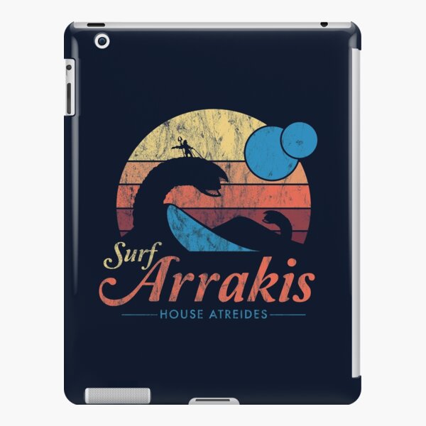 Visita Arrakis - Vintage Distressed Surf - Dune - Sci Fi Funda rígida para iPad