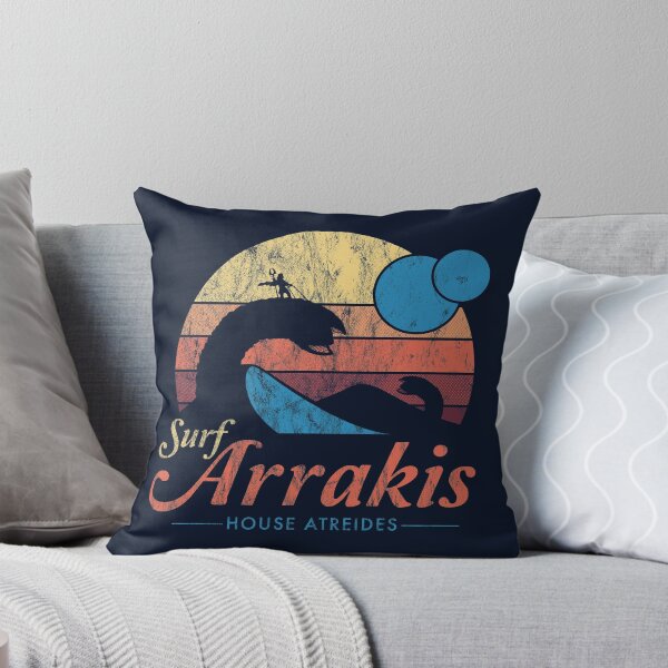 Aperçu de l'œuvre Visitez Arrakis - Vintage Distressed Surf - Dune - Sci Fi créée et vendue par Nemons.