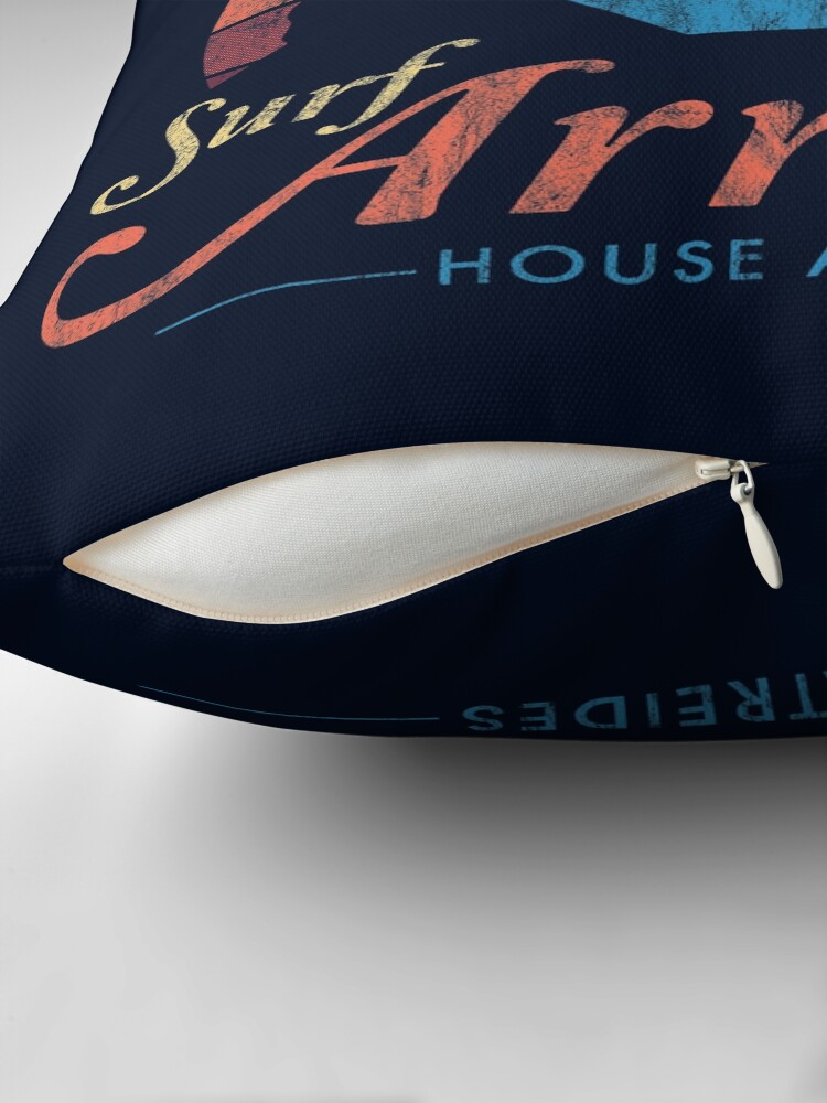 Thumbnail 2 of 4, Pillow, Visit Arrakis - Vintage Distressed Surf - Dune - Sci Fi designed and sold by Nemons.