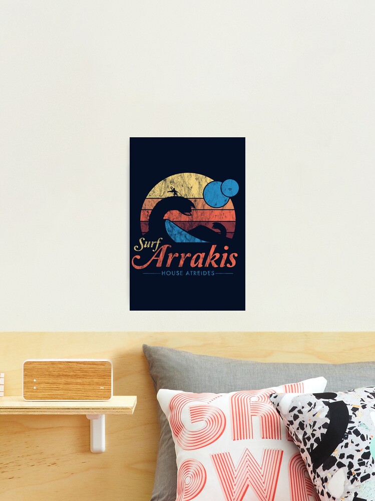 Thumbnail 1 of 3, Photographic Print, Visit Arrakis - Vintage Distressed Surf - Dune - Sci Fi designed and sold by Nemons.